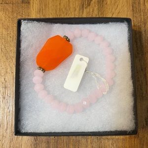 Pink and Orange Bracelet